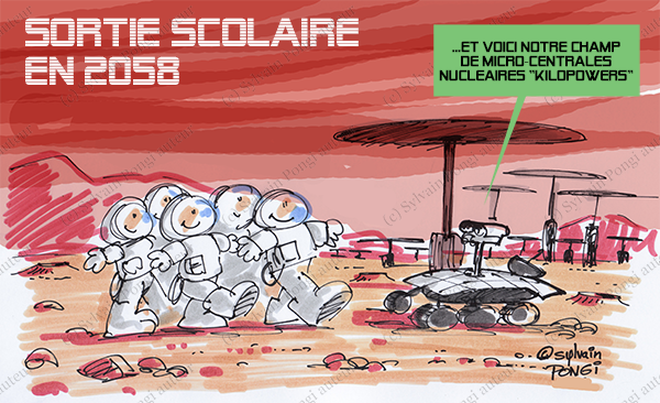 visite scolaire sur mars