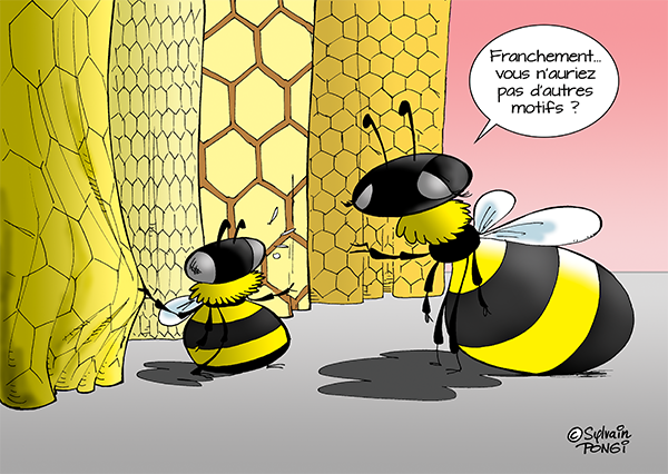 rideau abeilles