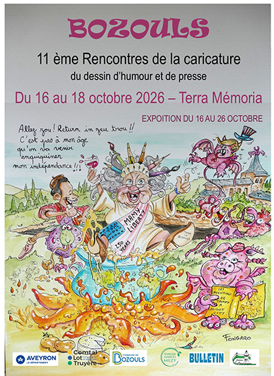 festival humour caricature