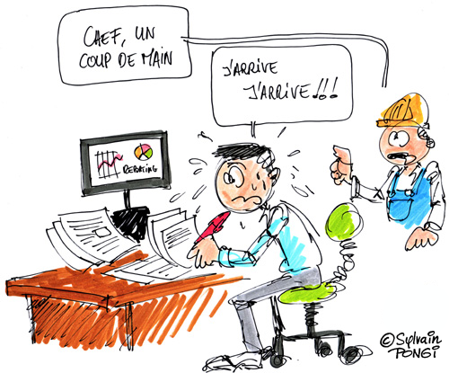 reporting et management © Sylvain Pongi auteur