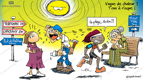soleil surchauffe deshydratation insolation vague chaleur