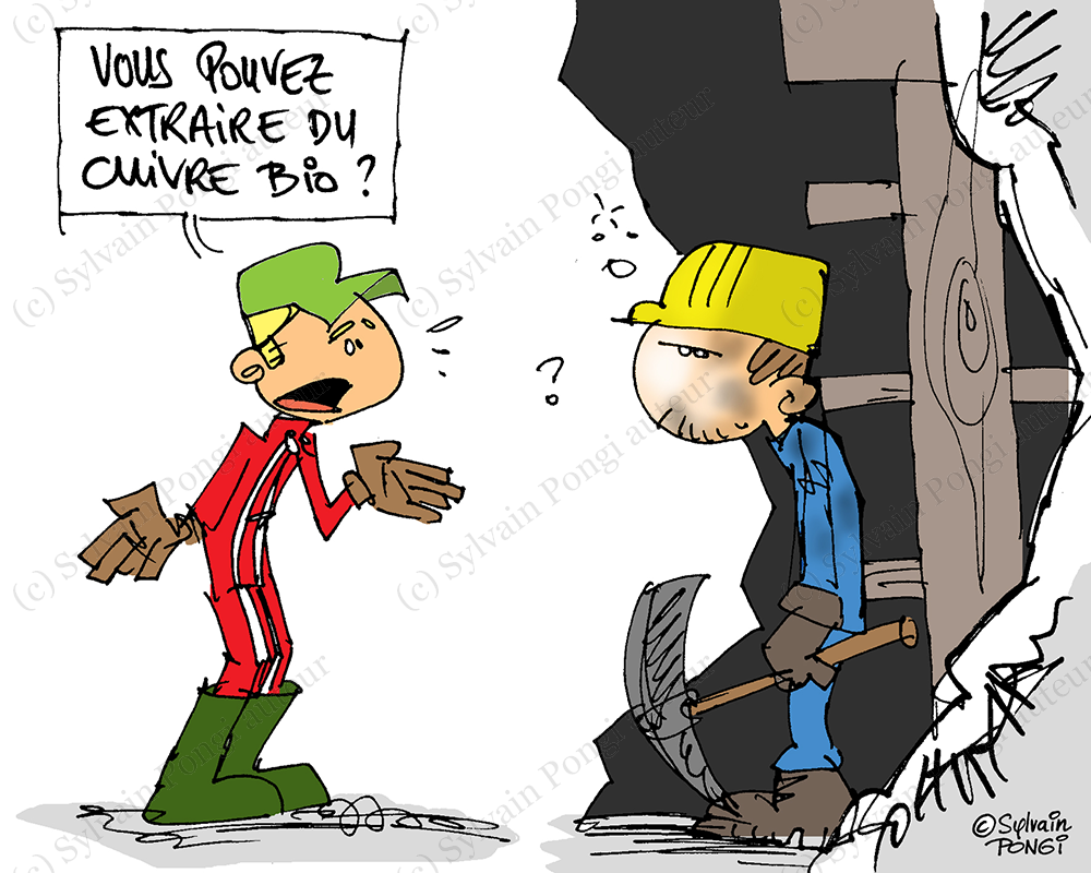 dessin sylvain pongi cuivre viticulture