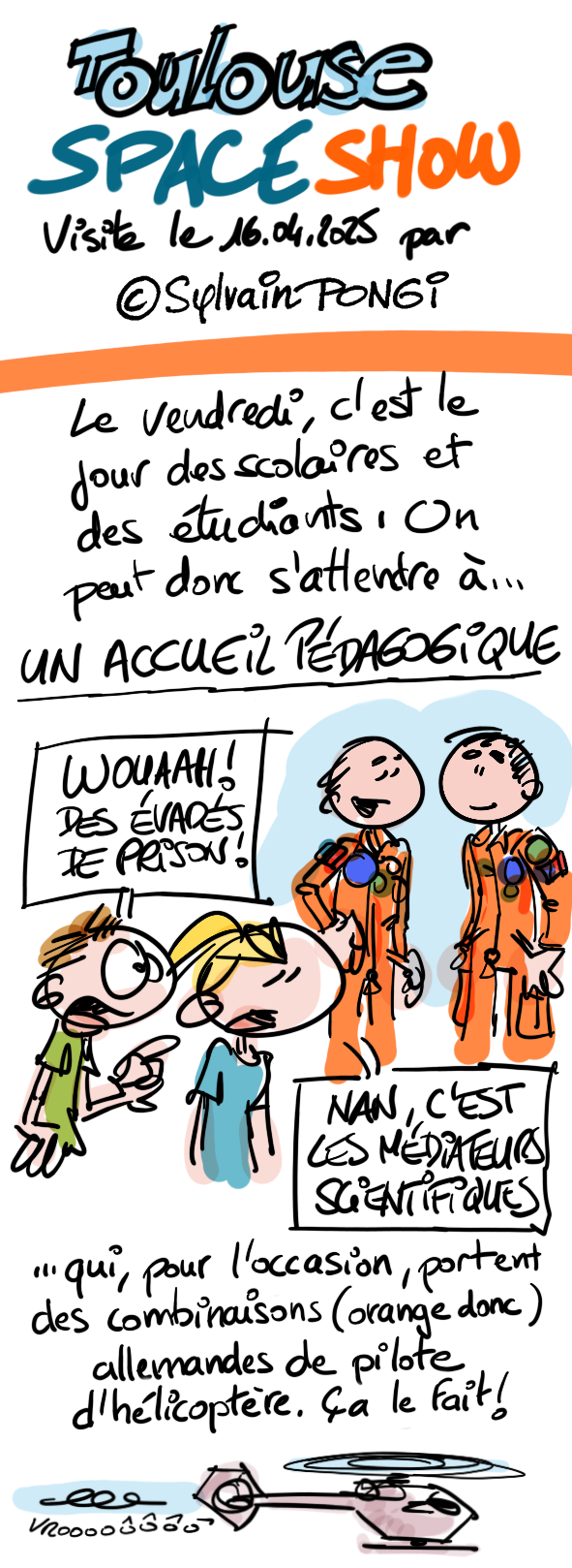 toulouse space show reportage dessiné