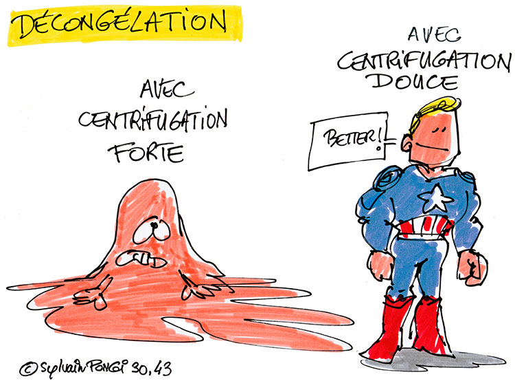 centrifugation correcte