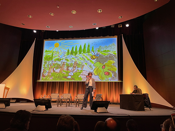 dessin en direct paysage