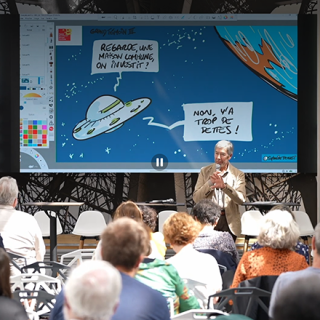 dessin en direct colloque