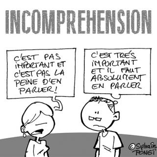 incompréhension couple ou travail