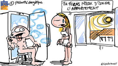 dessin en direct réchauffement climatique