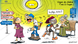 soleil surchauffe deshydratation insolation vague chaleur